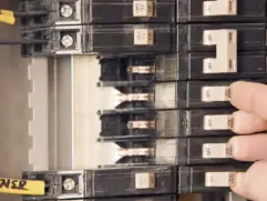 Resetting the electrical panel breaker powers