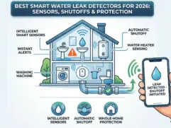 Best Smart Water Leak Detectors- Sensors,Shutoff Systems,Whole-Home Protection
