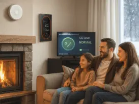Winter Home fireplace safety tips Guide 2025: Prevent CO Leaks and Fireplace Hazards