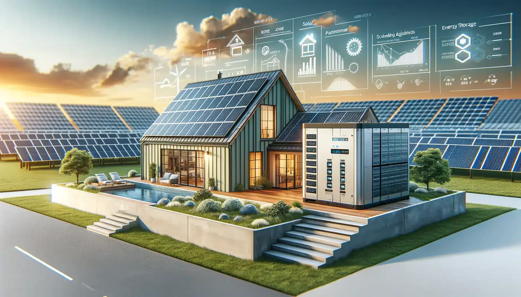 Enhancing Home Energy Efficiency- The Synergy of Forecasting Algorithms, Solar Energy, and Storage Systems