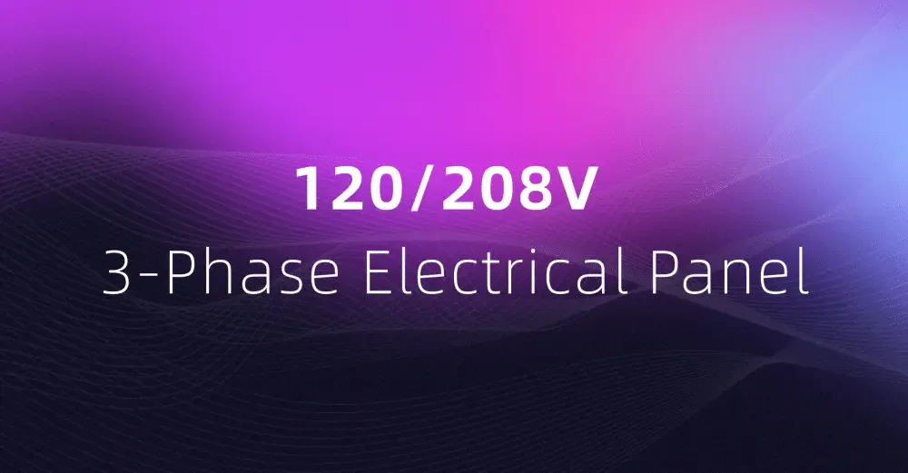 120:208V Three-Phase Electrical Panel
