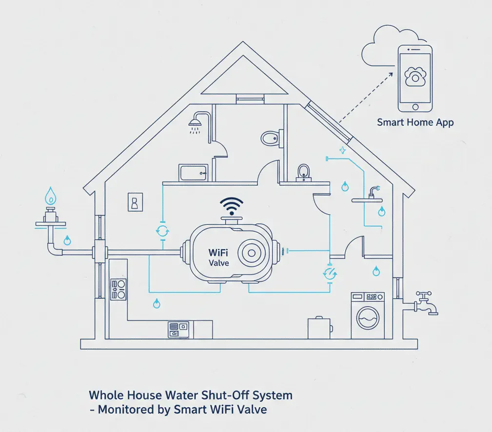 Whole House Water Shut-Off System