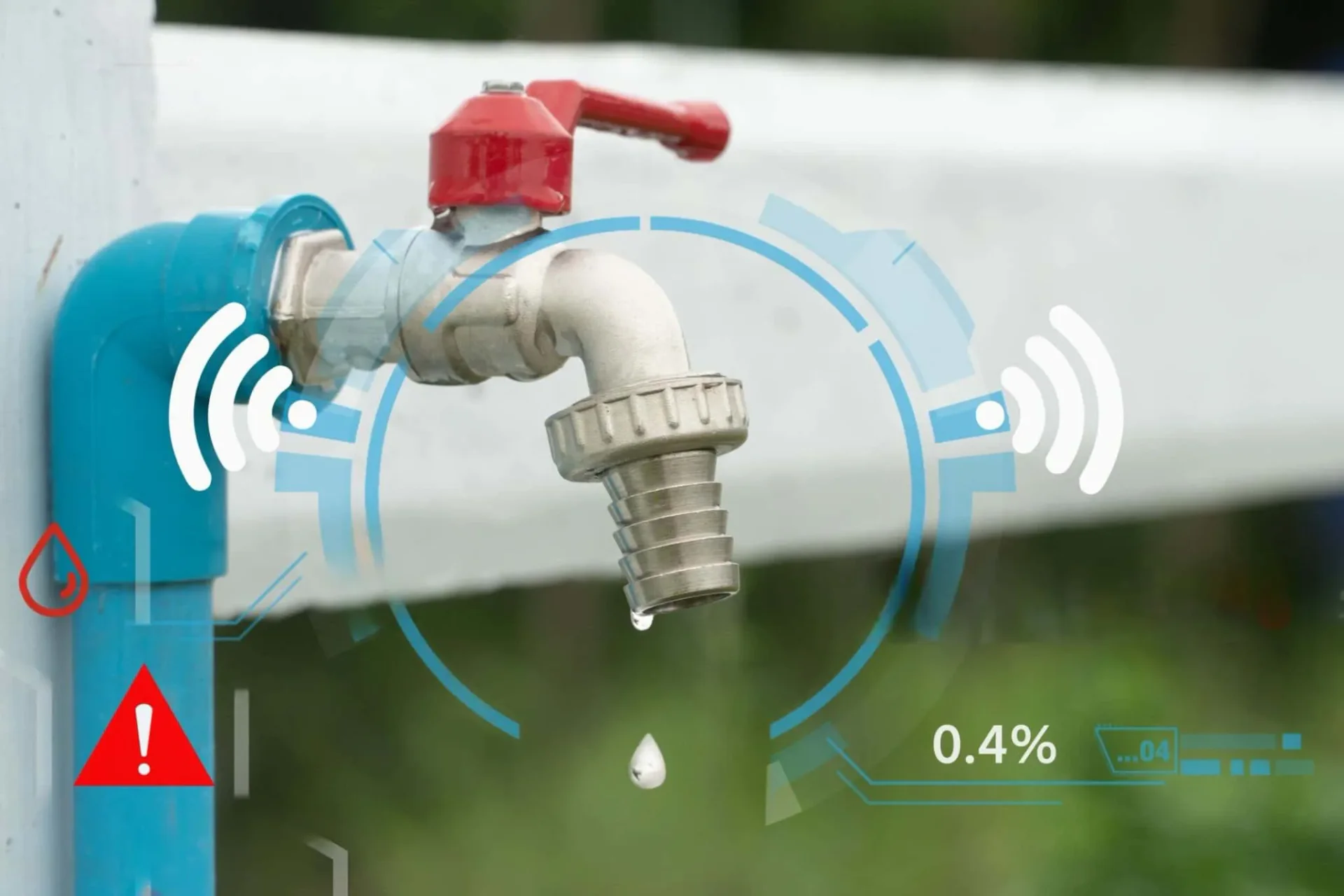A smart water valve can detect and shut off a leaking water pipe remotely via WiFi. This is what is a smart water valve