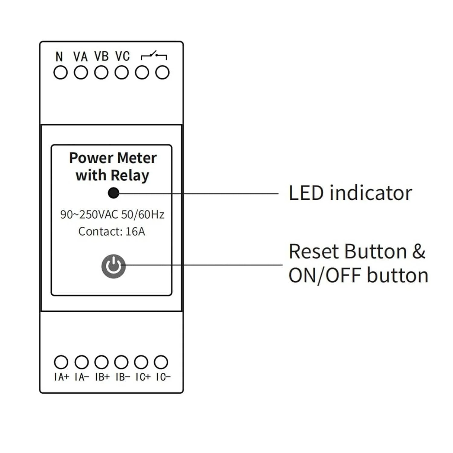 WattNet-3R relay energy monitor compatibility detail