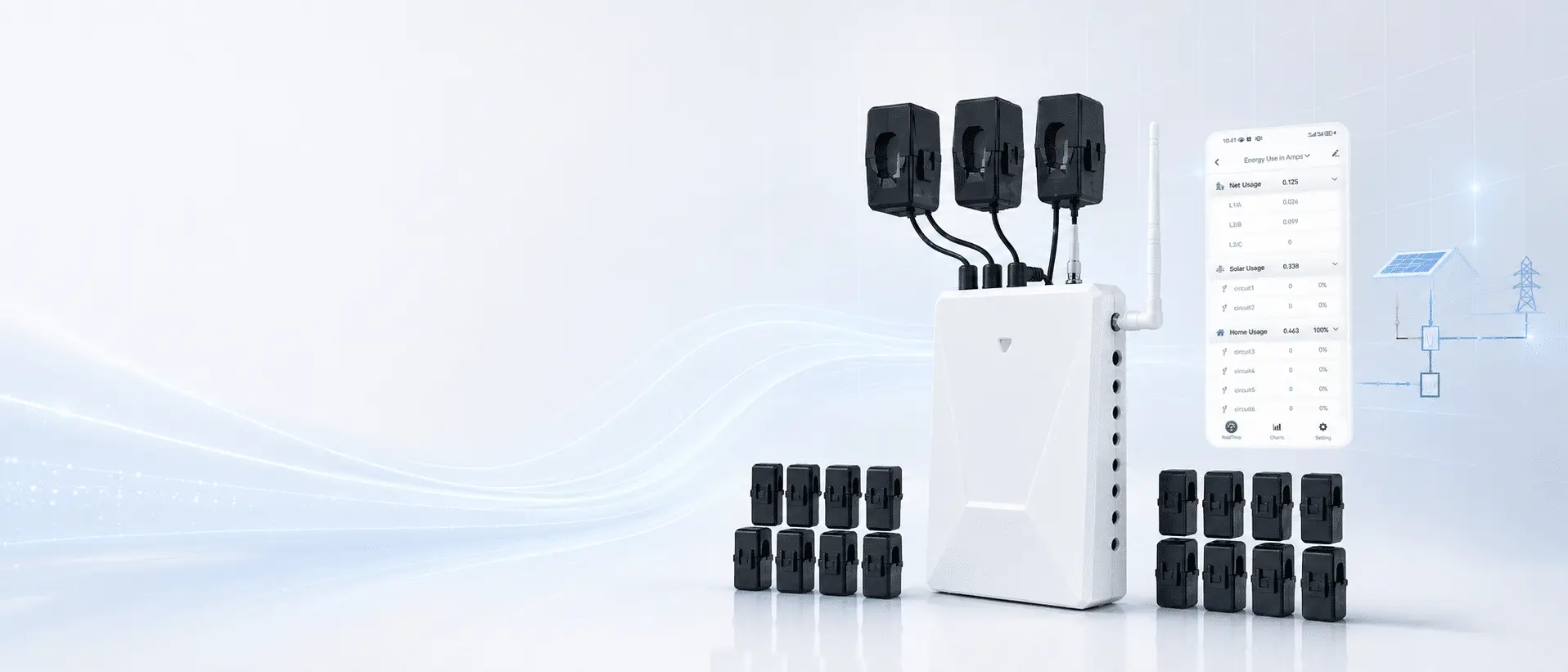 WattPanel-3X energy monitor product scene