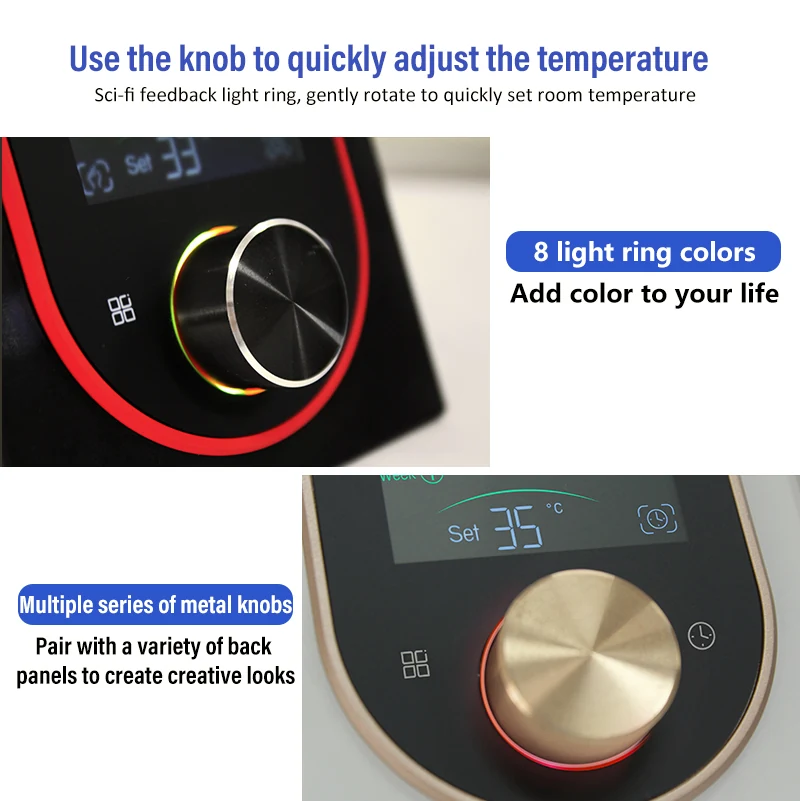 EcoNet-BH smart baseboard thermostat feature visual