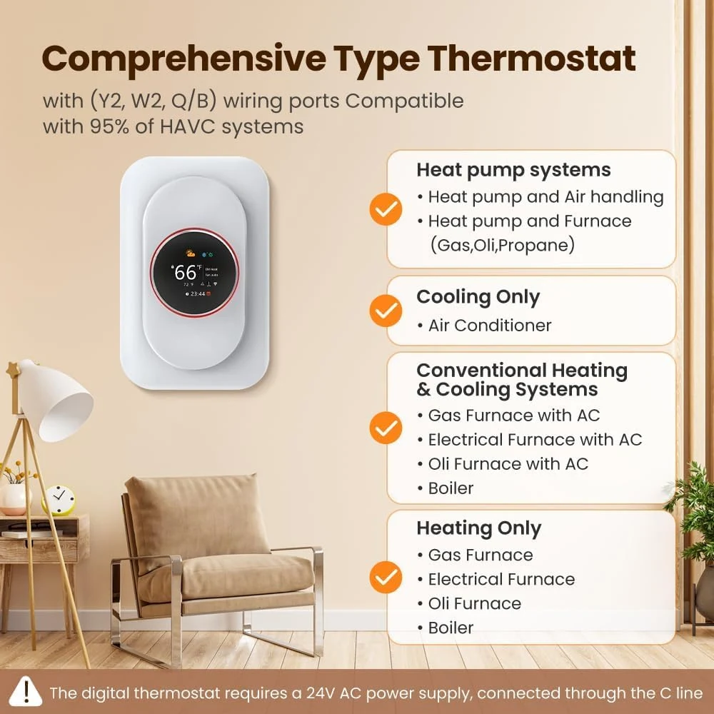 Smart heating product path visual for thermostat category comparison