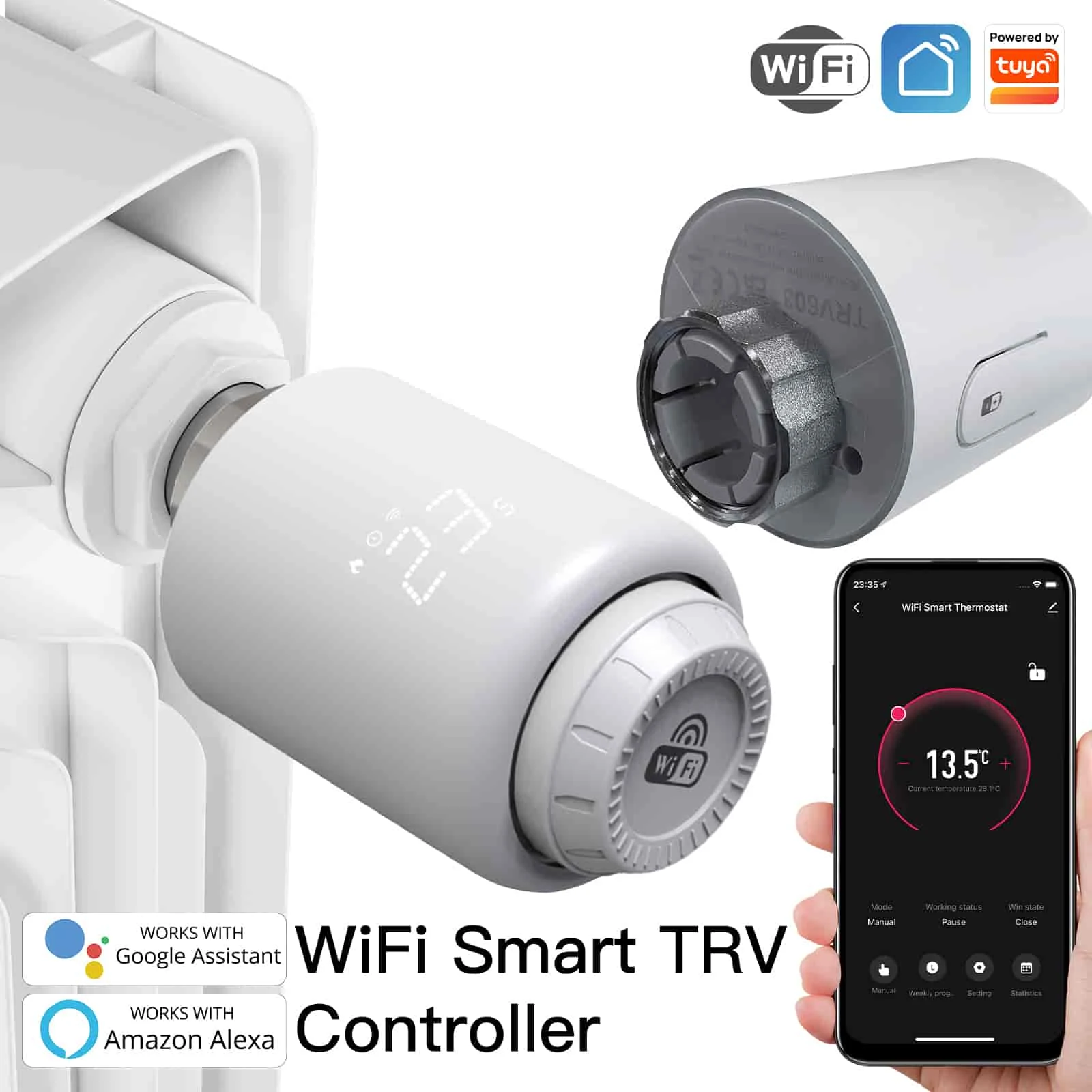 EcoNet-RV radiator valve feature visual