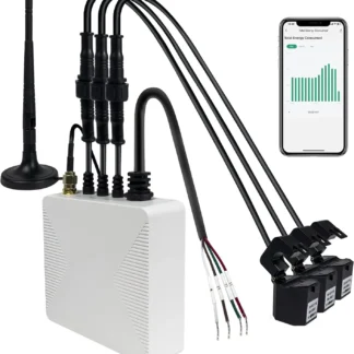 Smart Electric Meter 80A – Three-Phase Energy Monitoring System for Home & Business