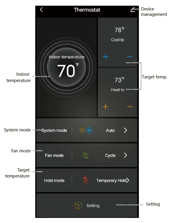 smart thermostat APP smart thermostat APP