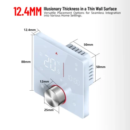 Smart Thermostat size