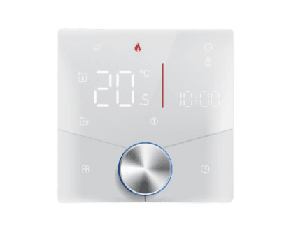 EcoNet-EK-White_Room Smart Knob Thermostat for Underfloor Electric Heating/Gas Boilers