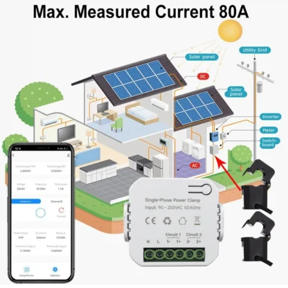 Single-Phase Smart Electric Meter for Solar Systems
