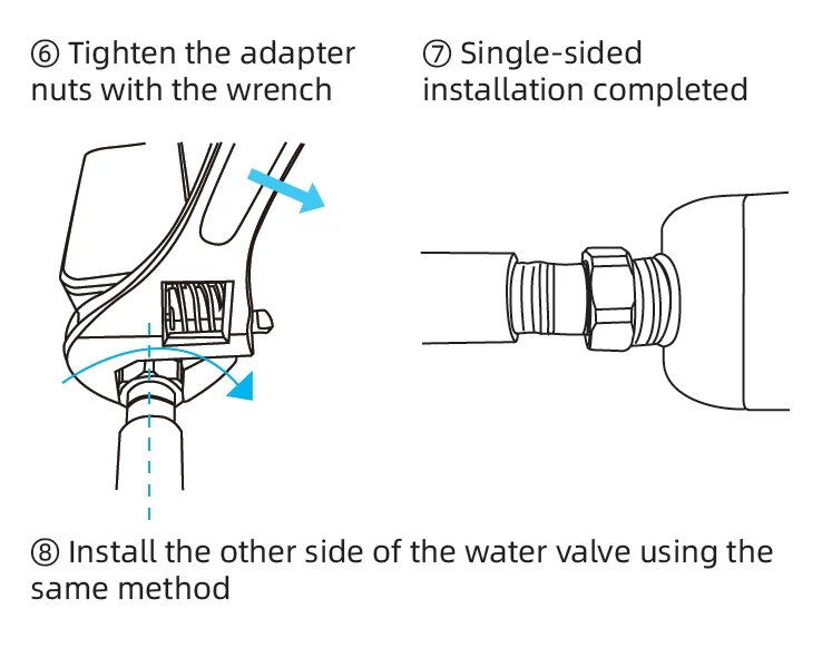 smart water valve Installation steps-3