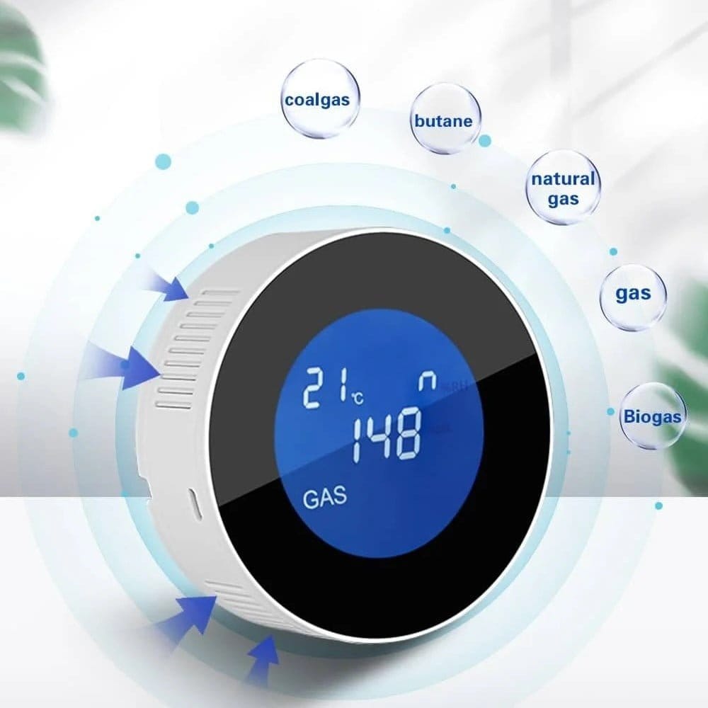 GasNet-S4 detects multiple gases including butane, coal gas, biogas, and natural gas
