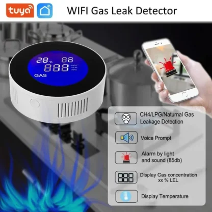 SMART GAS LEAKAGE DETECTOR: Wi-Fi Connected
