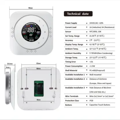 Smart Thermostat date