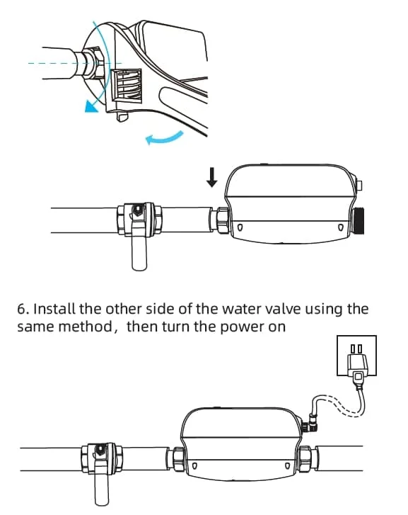 AquaNet-BD Smart Water Valve Installation 3-grus