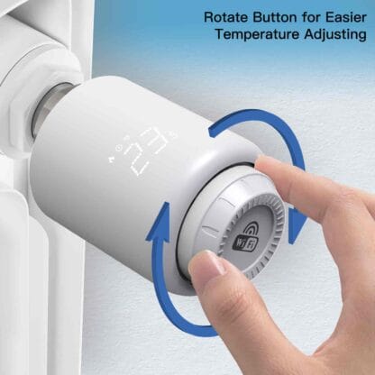 Rotate Button for EasierTemperature Adjusting