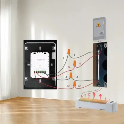 Wiring Requirements for Econet-BH Smart Baseboard Thermostat for Electric Heating
