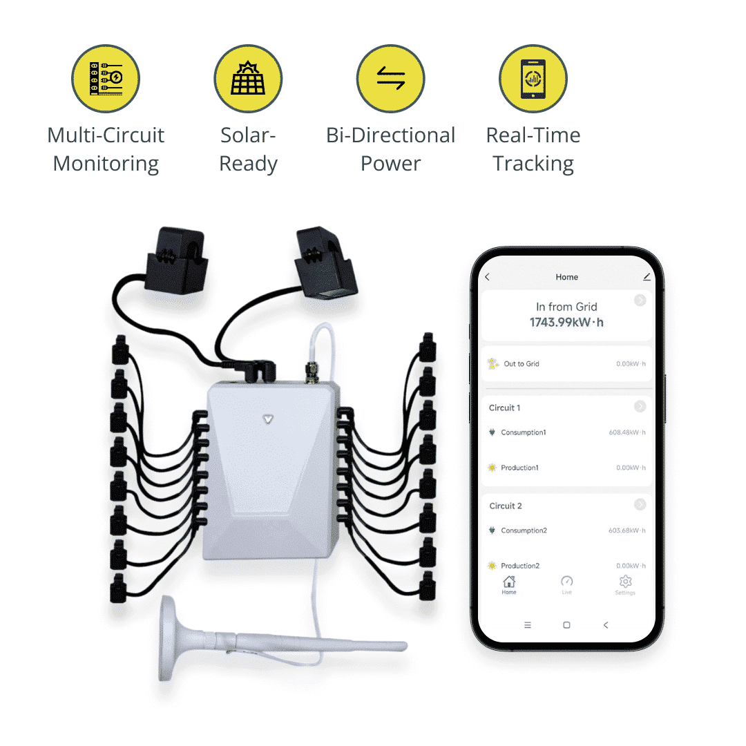 WattPanel-2X whole-home energy monitor