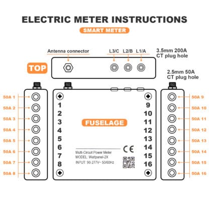 WiFi 240V Split-Phase Home Energy Monitor – WattPanel-2X | Track & Cut Energy Costs - Image 7