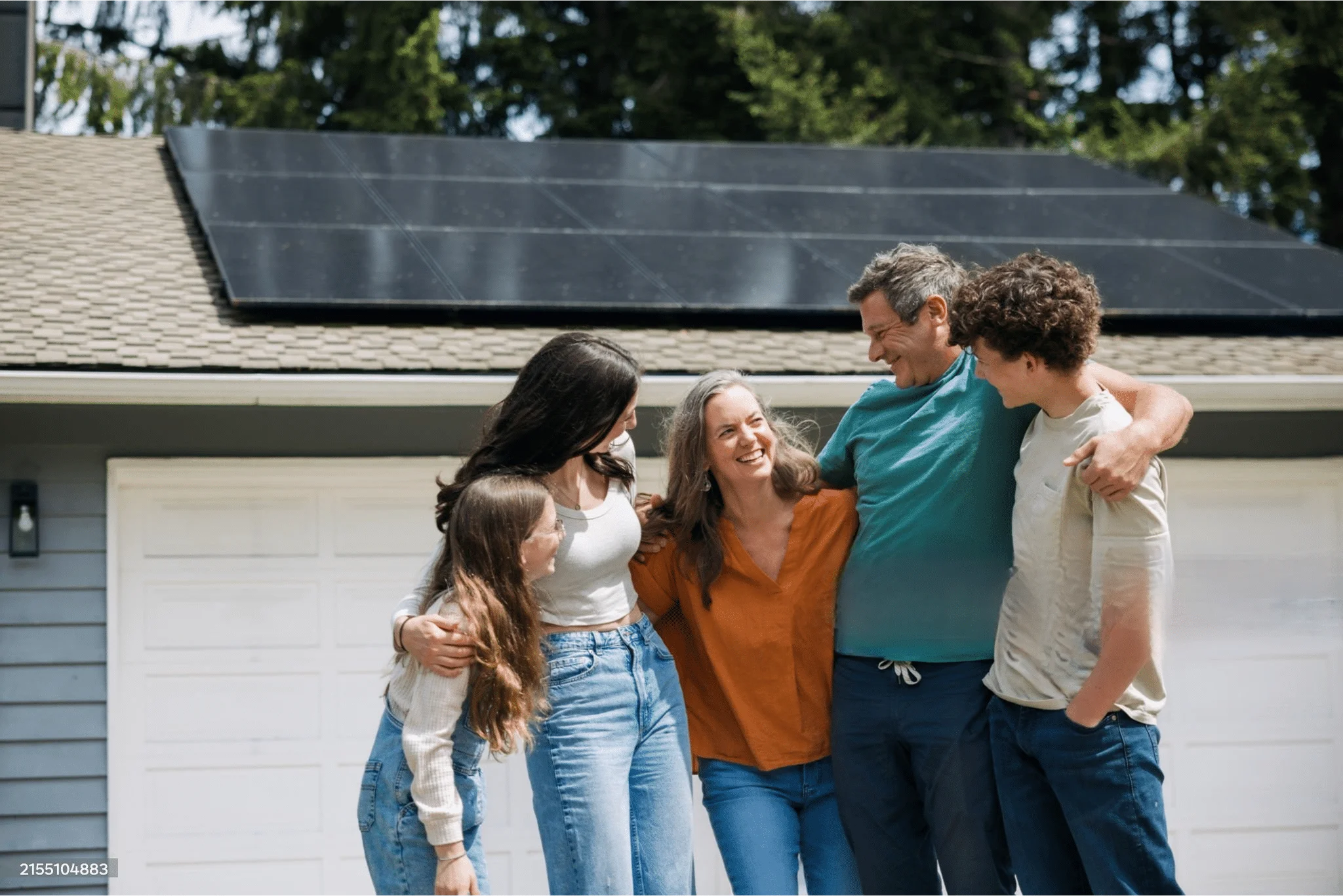 Family Home Powered by Solar -