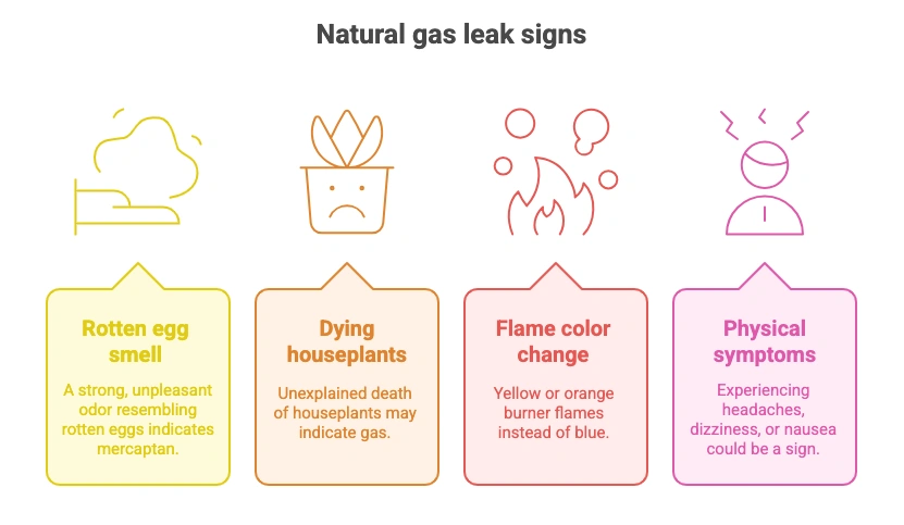 Home Natural Gas Detector: How to Detect a Gas Leak Before It Becomes Dangerous 2 How to Recognize a Gas Leak – Visual Signs You Shouldnt Ignore -