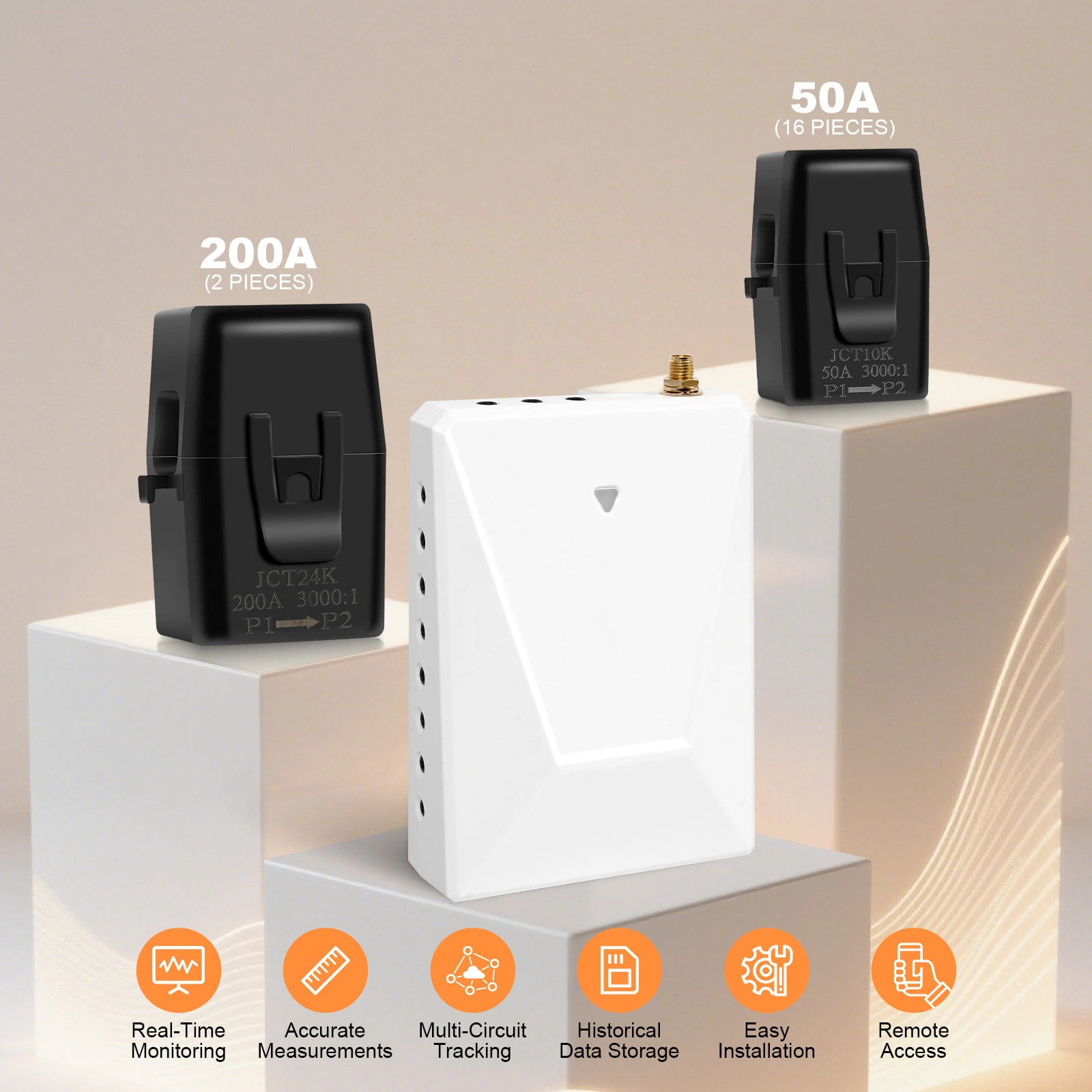 How to Monitor Your Whole Home Electricity Usage with a 120/240V Energy Monitor 1 Grus WattPanel‑2X 120/240V Energy Monitor