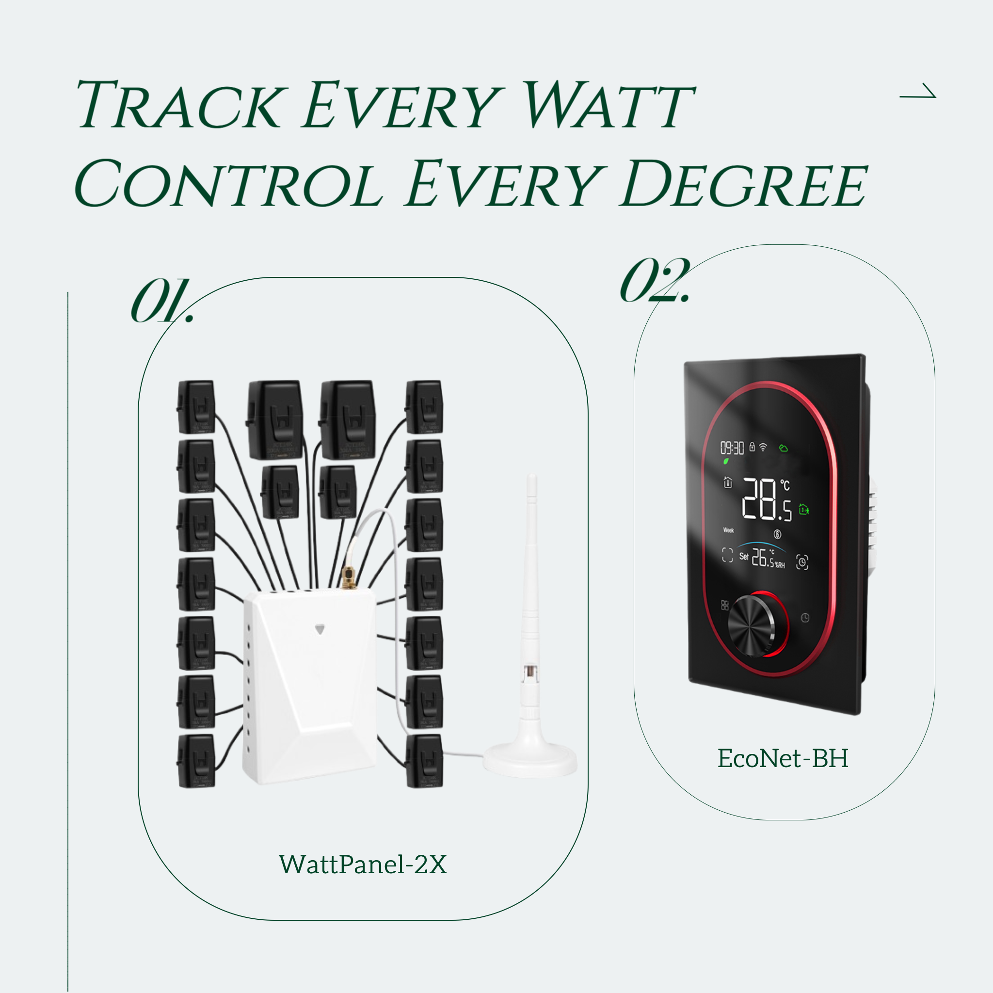 Smart Energy Monitor and WiFi Baseboard Thermostat Bundle