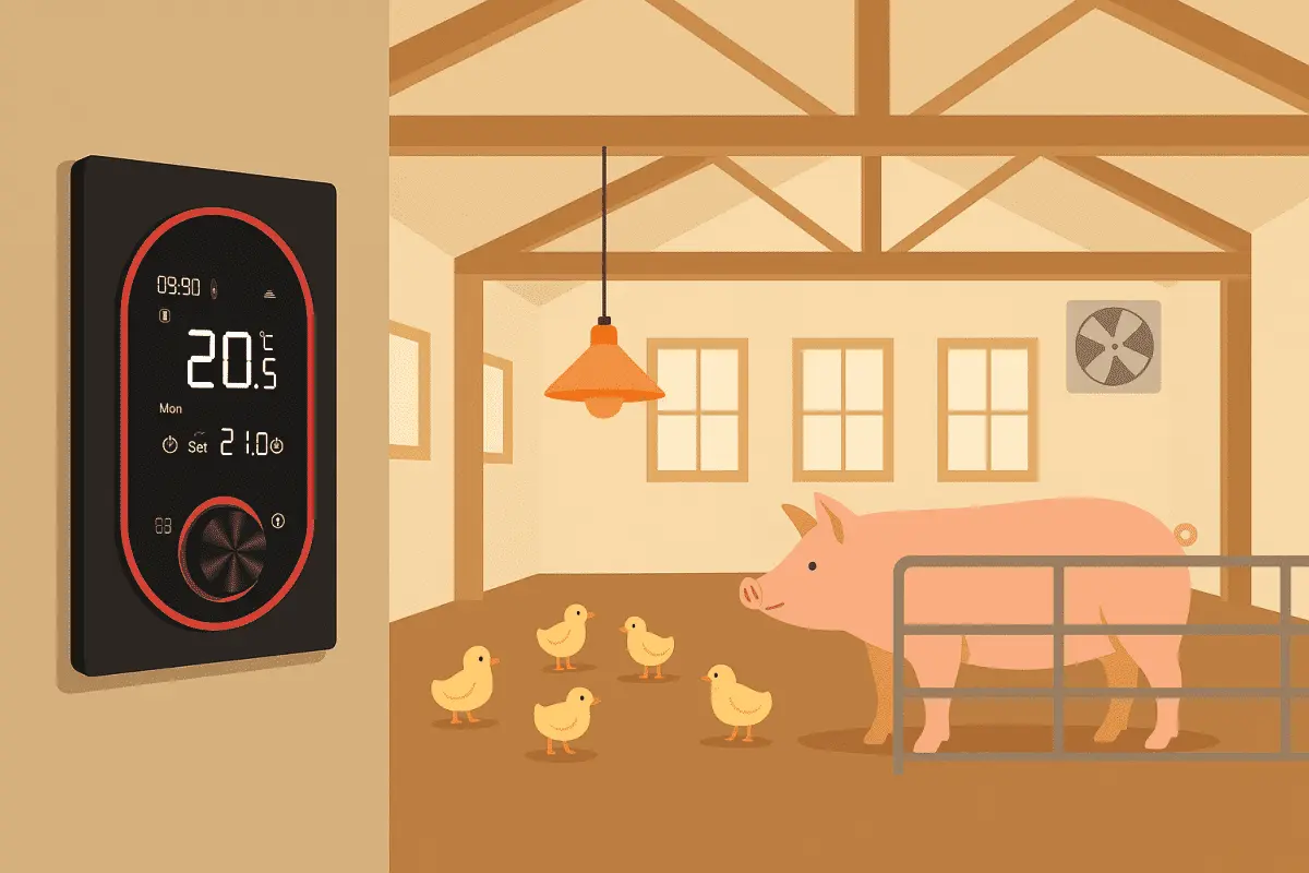 How Smart Baseboard Thermostats Revolutionize Livestock Heating Control in 2025 1 Smart Baseboard Thermostats for Livestock Farms 2025 1 -