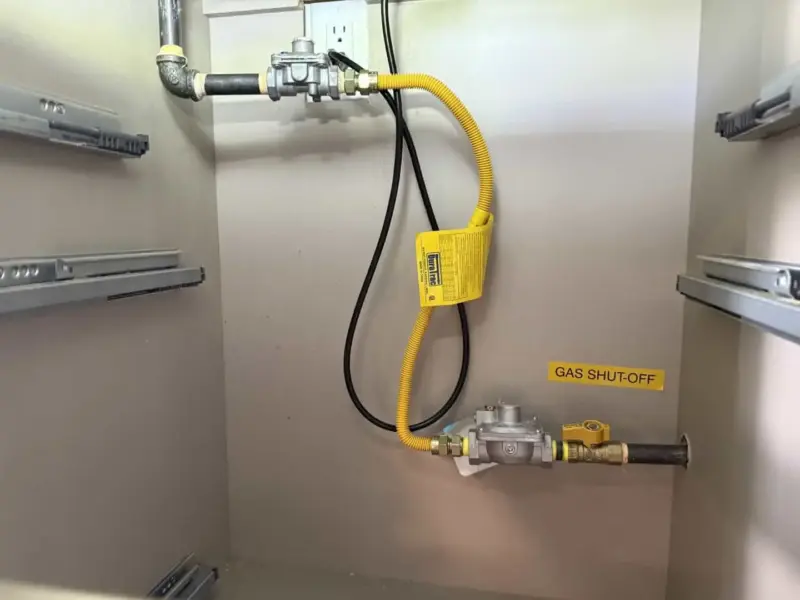 A home's internal gas pipeline