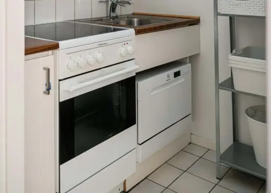 Feel if counters near appliances are warm scaled -