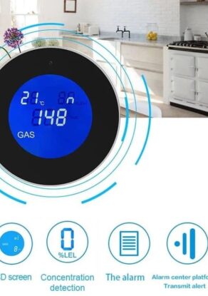 Smart Gas Leak Detector: GasNet-S4 | 4 in 1 WiFi Natural Gas Detector