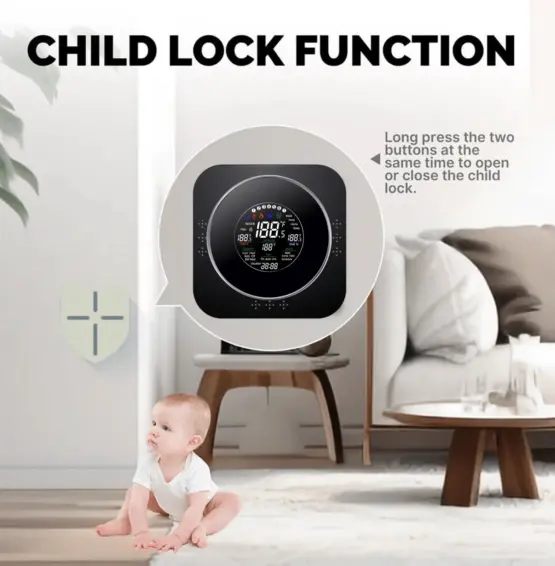 Smart Thermostat child lock Smart Thermostat child lock