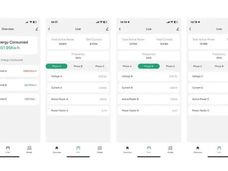 Three-Phase Smart Electric Meter APP Screenshots 1
