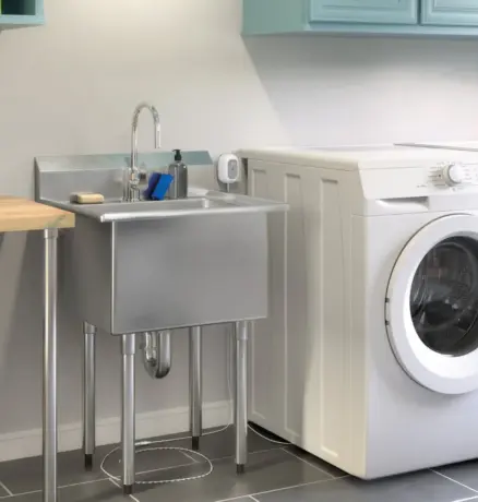 Water Leak Detector Usage Washstand