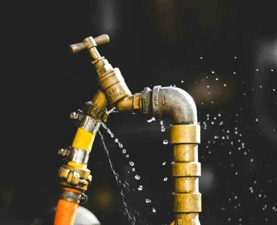 Water pipe leakage