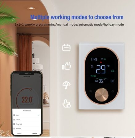 EcoNet-BH Multiple working modes to choose from 5+1+1