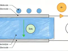 electronic gas sensor working principle diagram